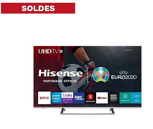 TV LED Hisense H65B7500 pas cher - Soldes Téléviseur Boulanger