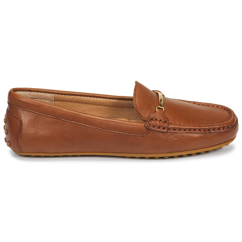 Lauren Ralph Lauren BRIONY Mocassins Cognac - Mocassins Femme Spartoo