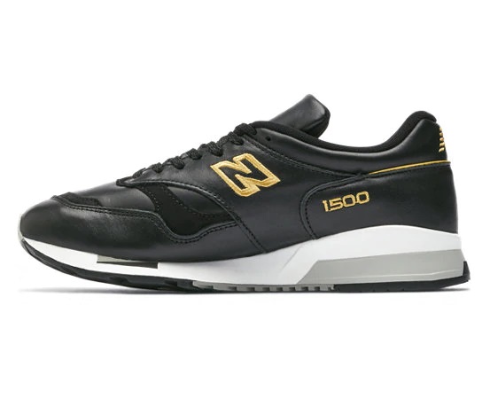 New Balance Made in UK 1500 LFC Black with Gold pas cher - Baskets Homme New Balance