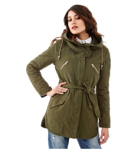 Military cotton Parka Guess