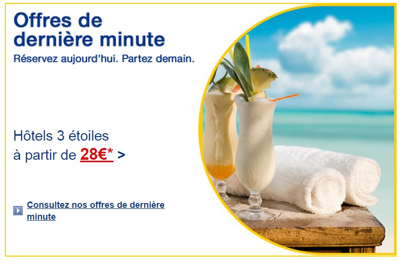 Expedia dernière minute Hotel pas Cher à partir de 28 euros Expedia.fr