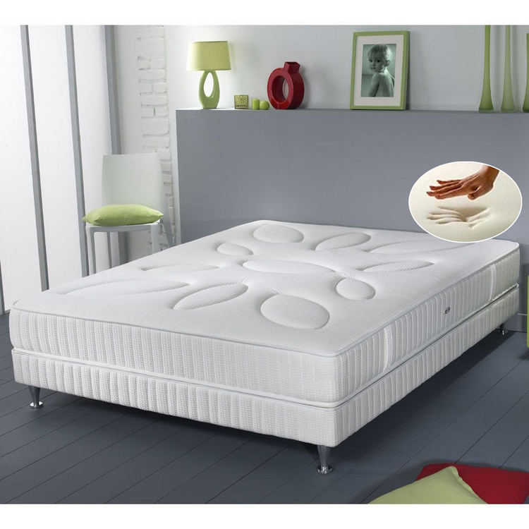 Matelas Simmons ressorts Sensoft pas cher - Matelas Delamaison