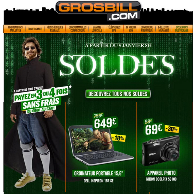 Soldes Grosbill