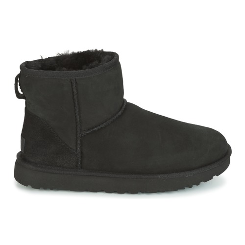 UGG CLASSIC MINI II Boots Noir - Boots Femme Spartoo