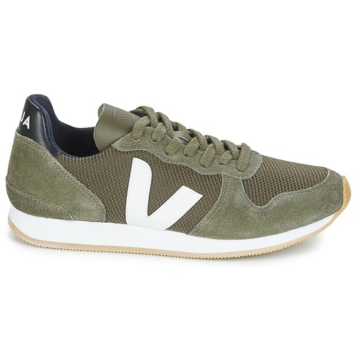 Veja HOLIDAY LT Kaki / Blanc pas cher - Baskets Homme Spartoo