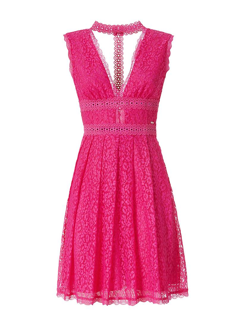 ROBE ENCOLURE EN T EN DENTELLE Guess - Robe Femme Guess