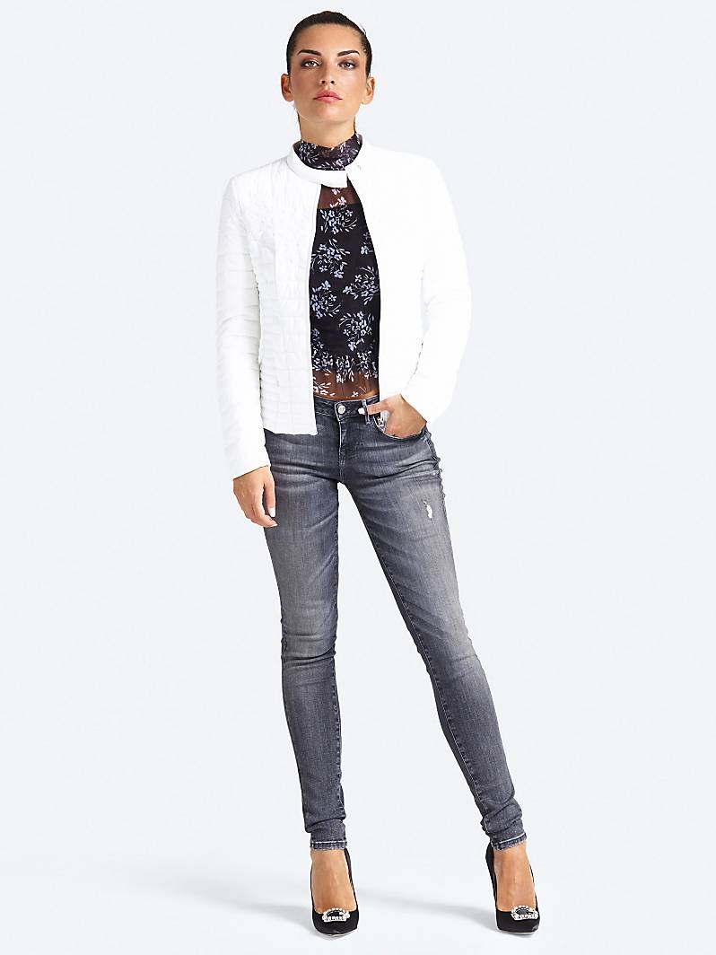 VESTE REMBOURRÉE POCHES SUR LE DEVANT Guess pas cher - Veste Femme Guess