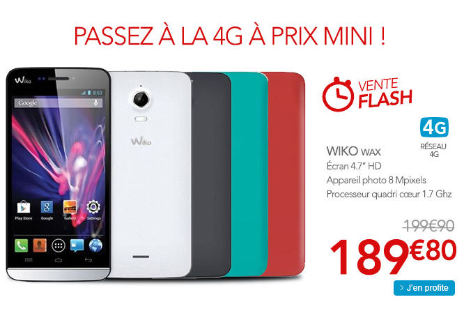 Wiko Wax Blanc