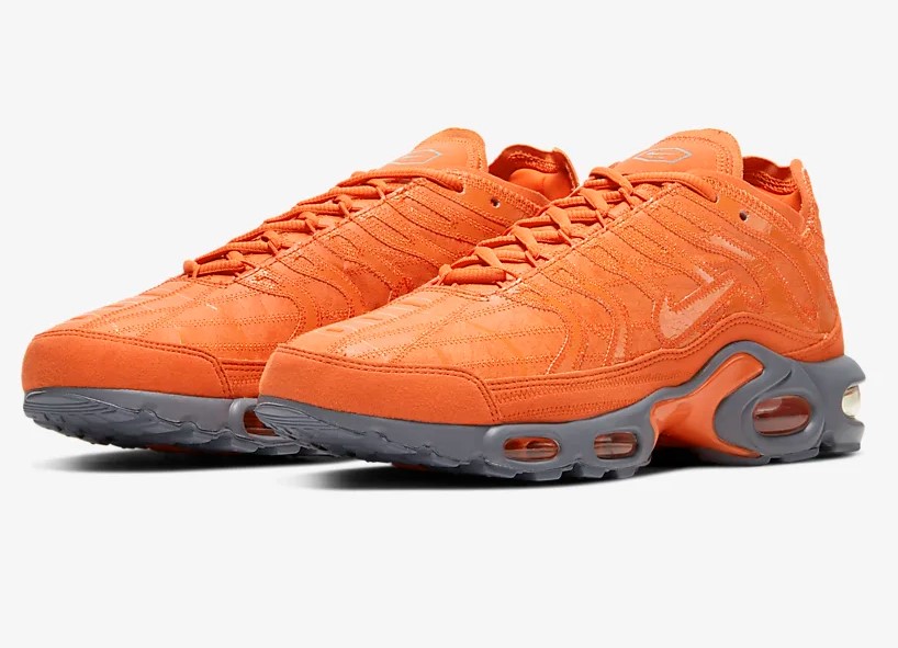 Nike Air Max Plus Deconstructed Orange électrique/Gris froid/Orange électrique - Baskets Homme Nike