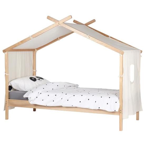 ALOUETTE Lit Enfant Cabane scandinave pas cher - Lit Enfant Cdiscount