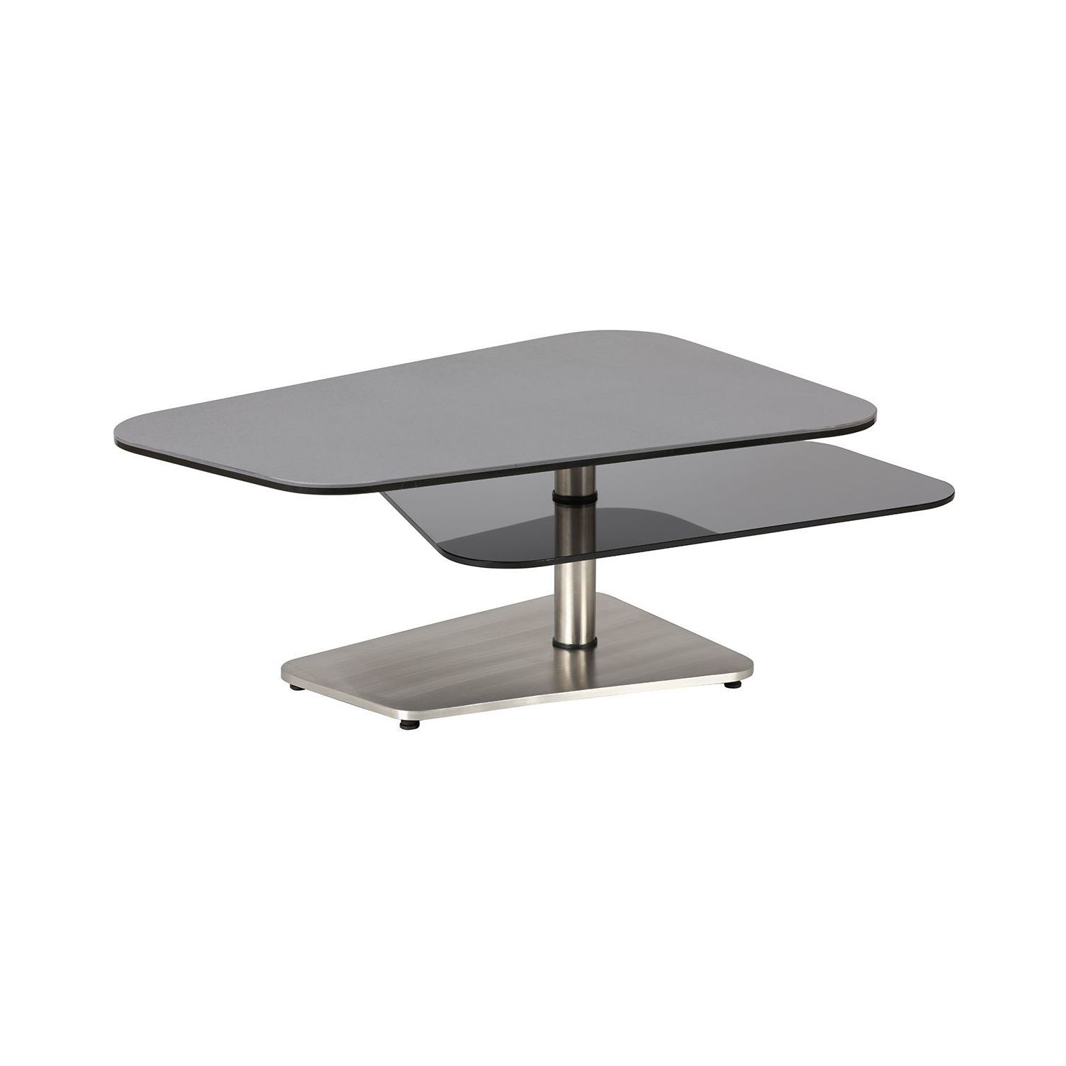 Altobuy Typhaine Table Basse Moderne Gris pas cher - Table Basse Rue du Commerce