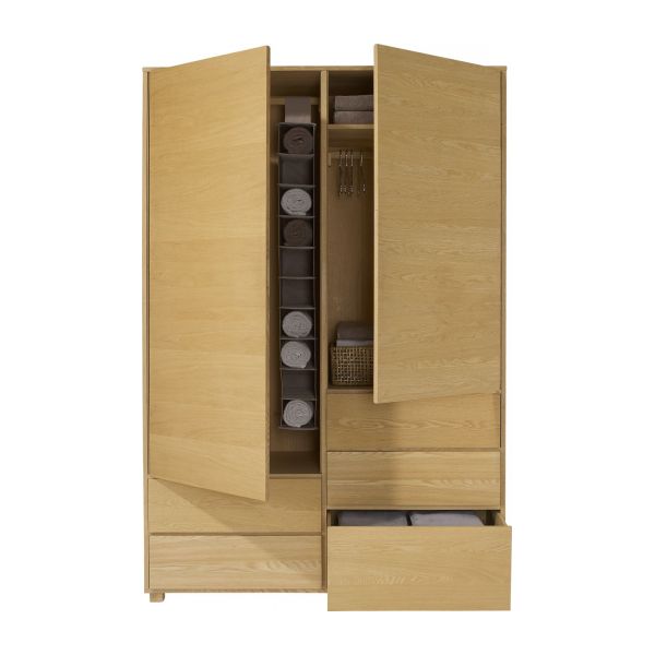 Soldes Armoire Habitat - Hana II Armoire en chêne Habitat