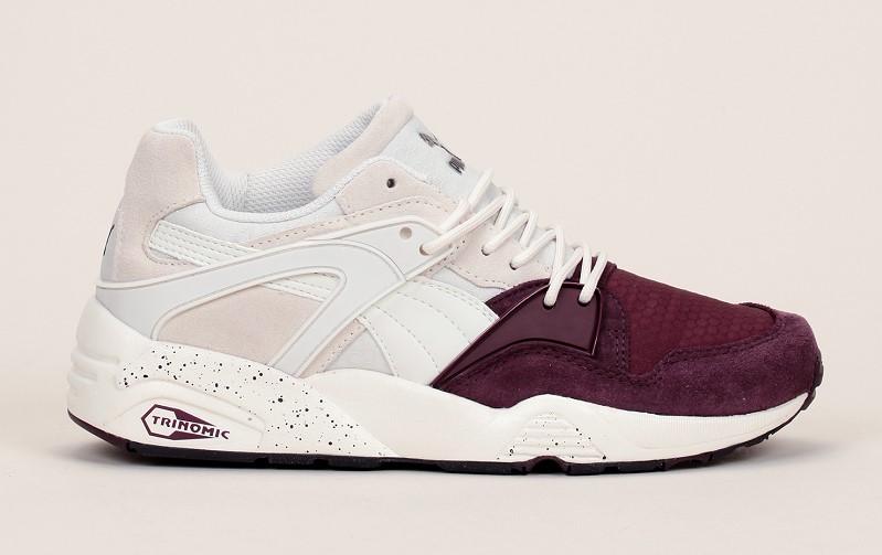 Baskets multimatières Blaze Winter Tech Trinomic Puma beige/bordeaux 