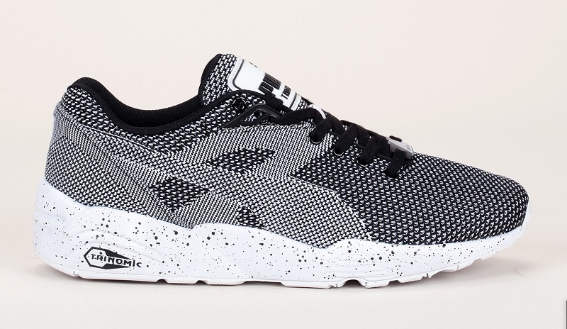 Baskets textile noir/blanc R698 Knit Speckle Puma