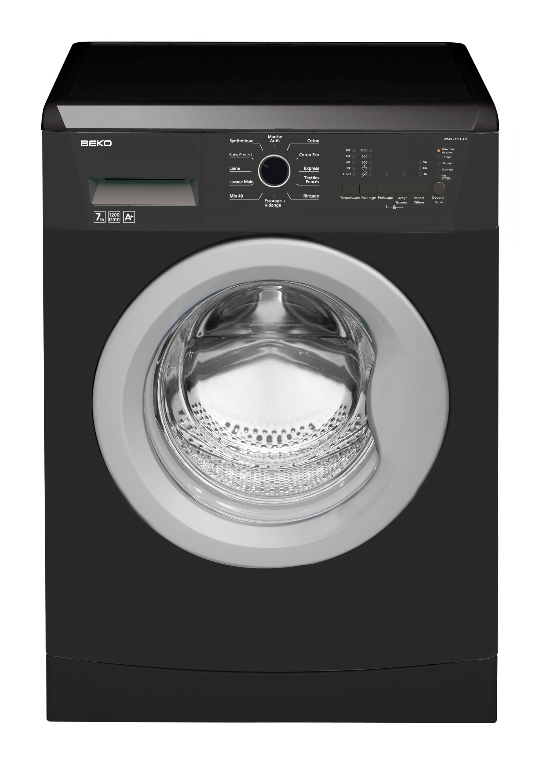 Lave-linge frontal BEKO WMB71221AN