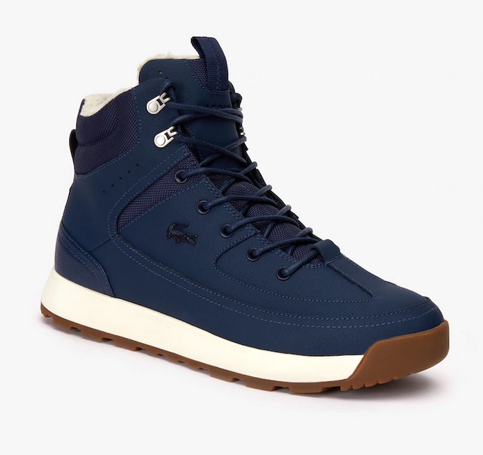 Boots Urban Breaker homme Lacoste en cuir et toile cirée - Boots homme Lacoste