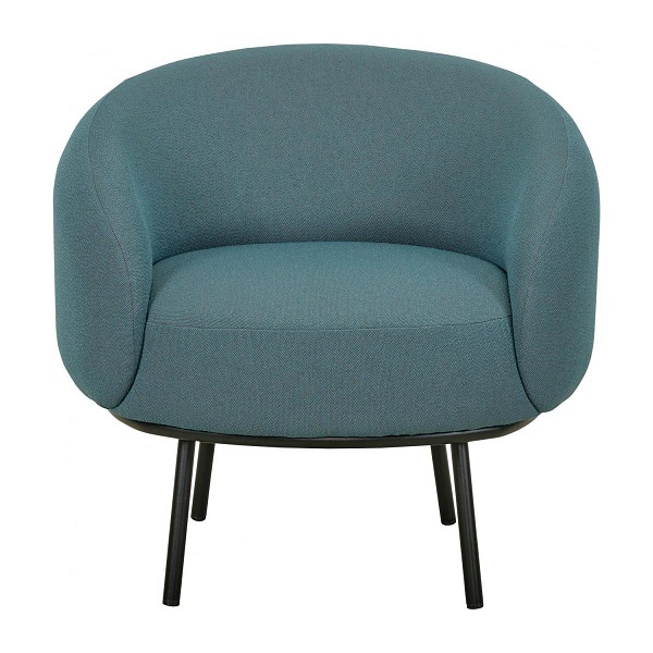 Cajou Fauteuil Cabriolet en Tissu Bleu Clair Habitat - Fauteuil Habitat