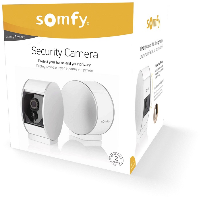 Caméra connectée Extérieure blanche SOMFY protect, Caméra de surveillance Leroy Merlin 