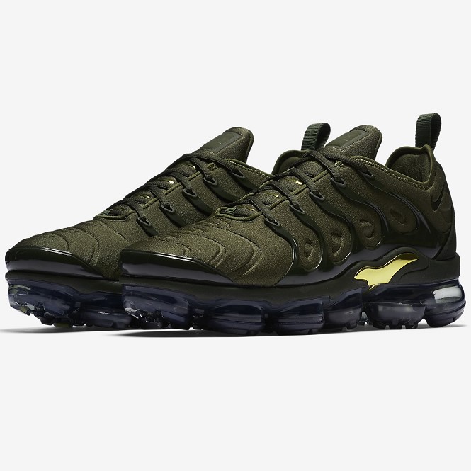 Nike Air VaporMax Plus Kaki cargo/Vert argile/Or métallique/Séquoia - Baskets Homme Nike