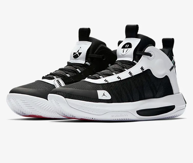 Jordan Jumpman 2020 Noir/Blanc/Rose numérique/Argent métallique pas cher - Baskets Homme Nike