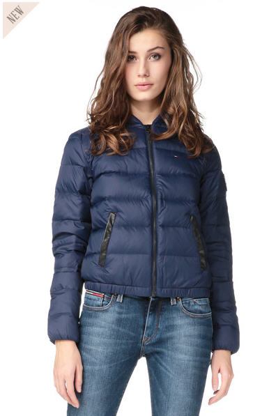 Doudoune courte Célia Bleu Hilfiger Denim