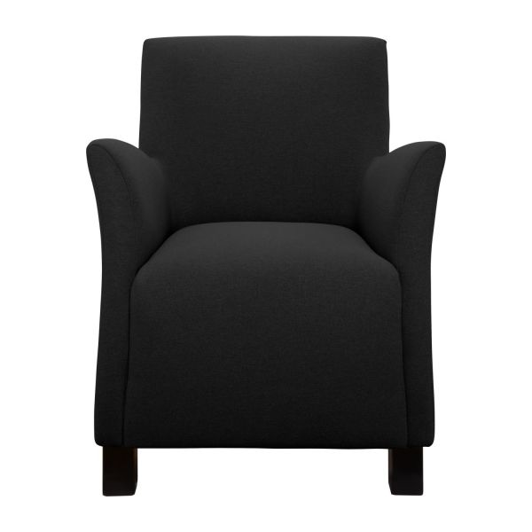 Mercure Fauteuil en tissu anthracite Habitat - Fauteuil Habitat