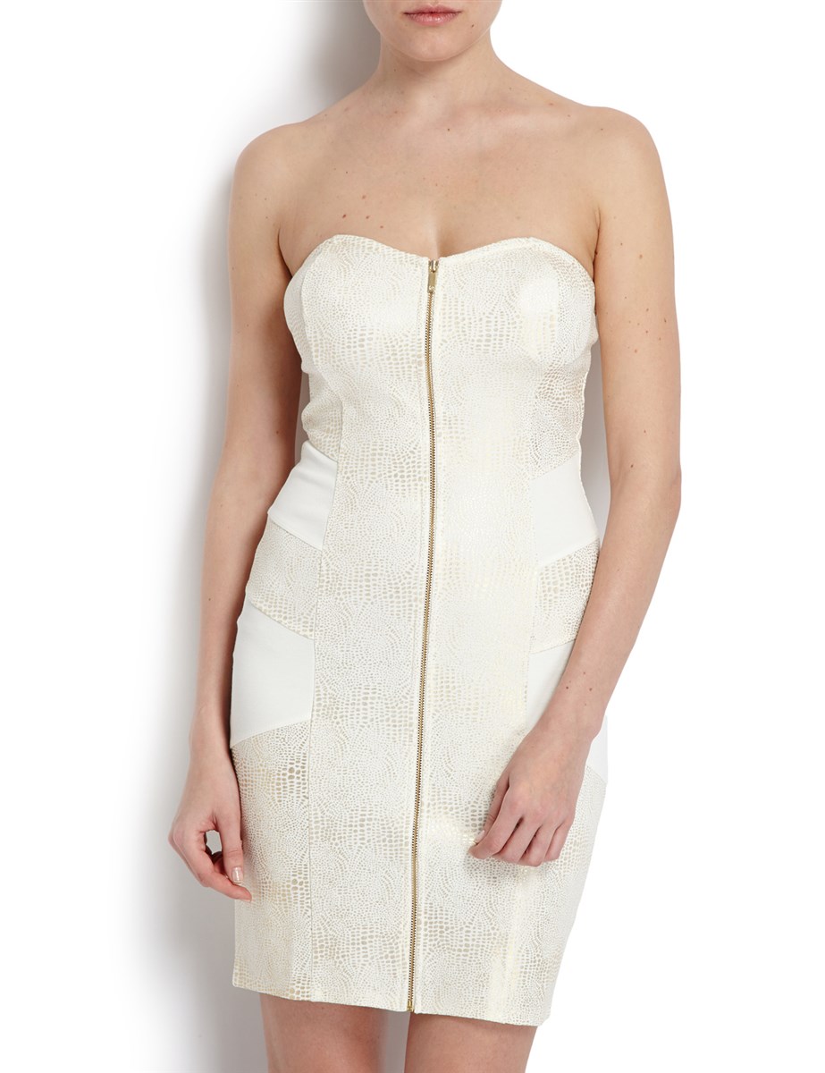 Robe bustier bimatière Morgan