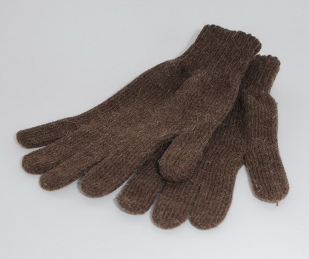 Gants en laine et angora femme