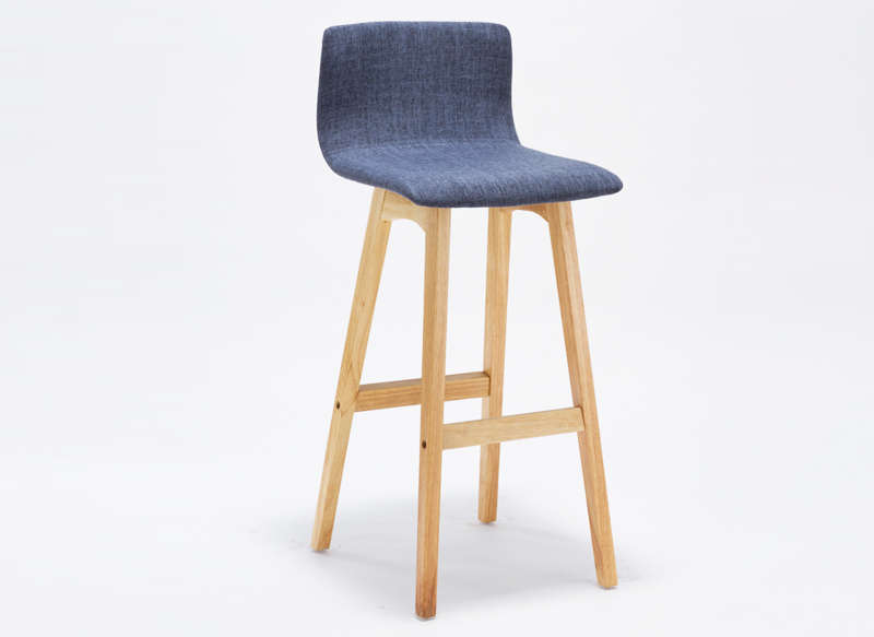 TABOURET SCANDINAVE Gris clair LAPI