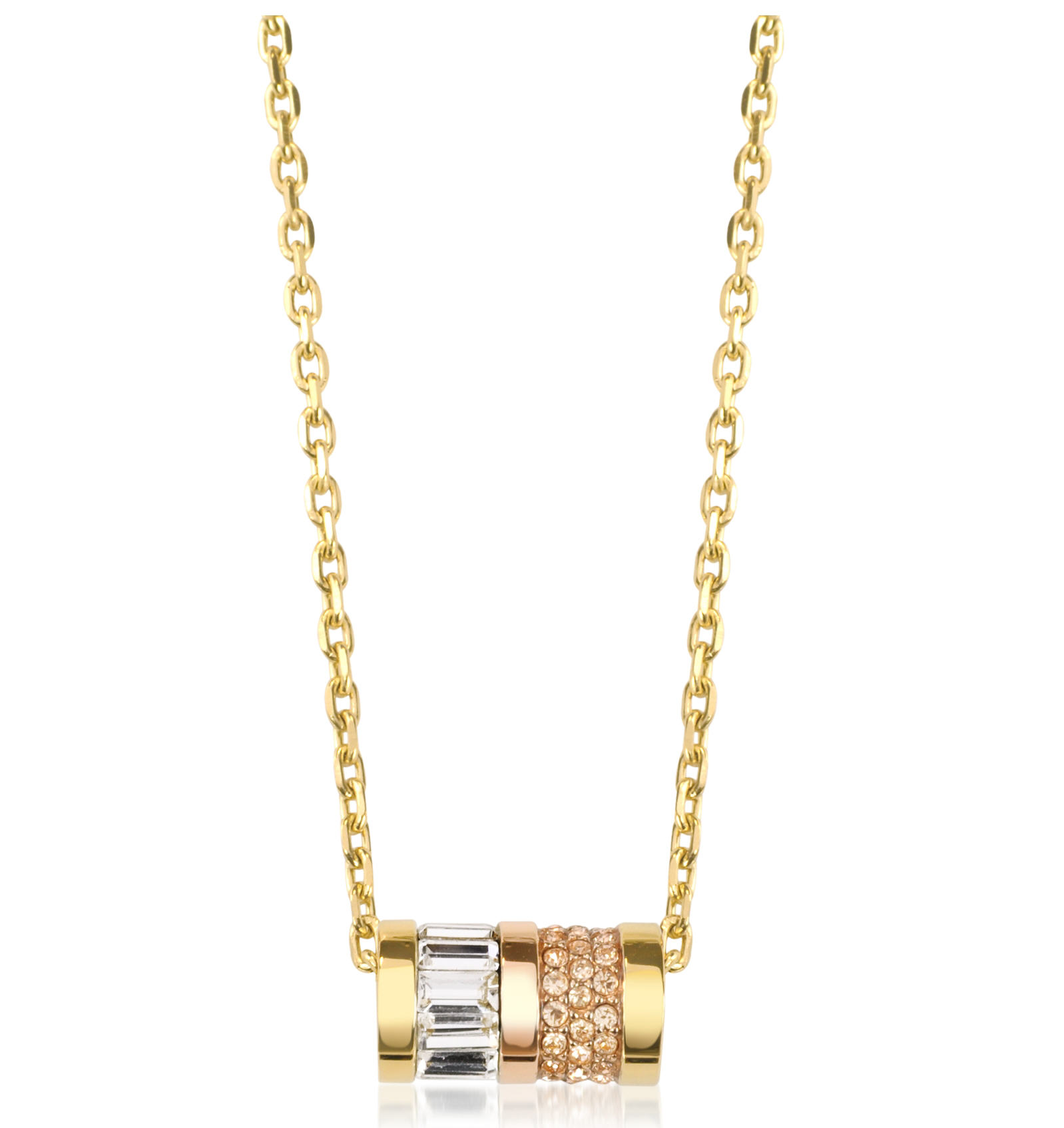 Pave Barrel Collier avec pendentif Michael Kors