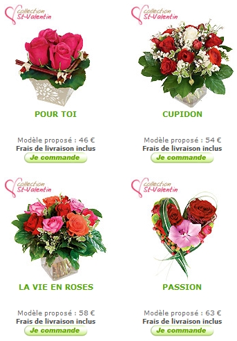 Interflora - 5€ sur votre bouquet de St Valentin -Bonnes Affaires-Bons  Plans-Nouveautés - Ventes-pas-cher.com