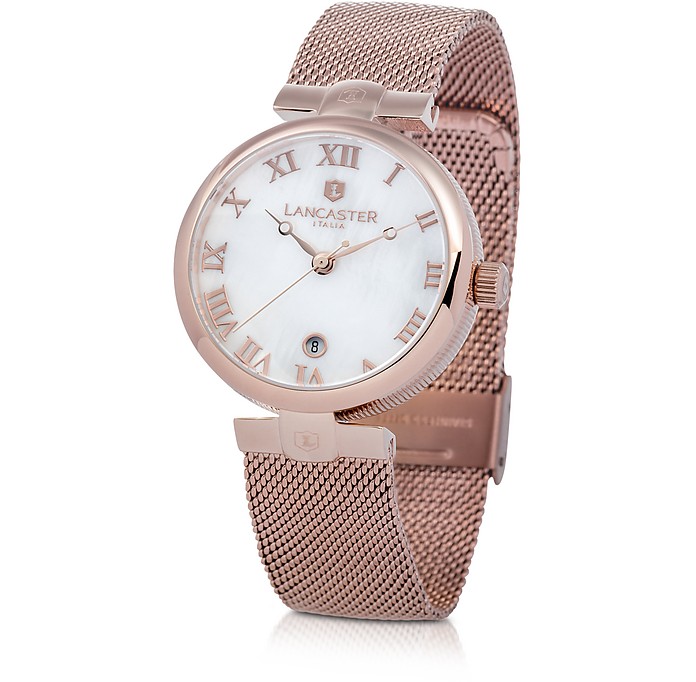 Lancaster Chimaera Montre Femme en Acier Inoxydable Or Rose - Montres Forzieri