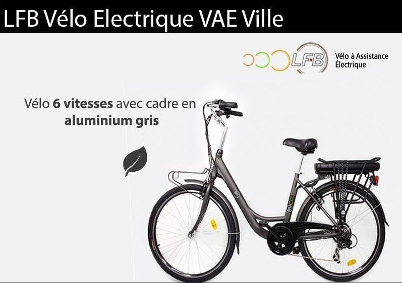 LFB Vélo Electrique alu VAE Ville