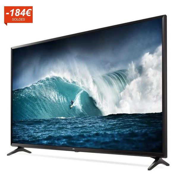 LG 60UJ630V TV LED 4K HDR 151 cm, Soldes Téléviseur Cdiscount