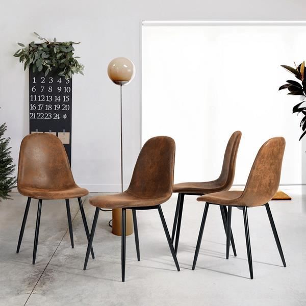 FURNITURER Lot de 4 Chaises de Salle à Manger pas cher - Chaises Cdiscount