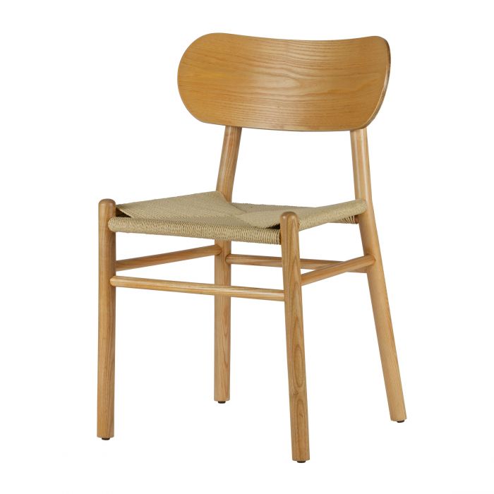 Chaise en bois assise rotin tressé JOINYLY (lot de 2) - Chaises Delamaison