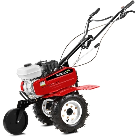 Motoculteur 208cc 7cv GREENCUT 85cm largeur de travail pas cher - Soldes Motoculteur ManoMano