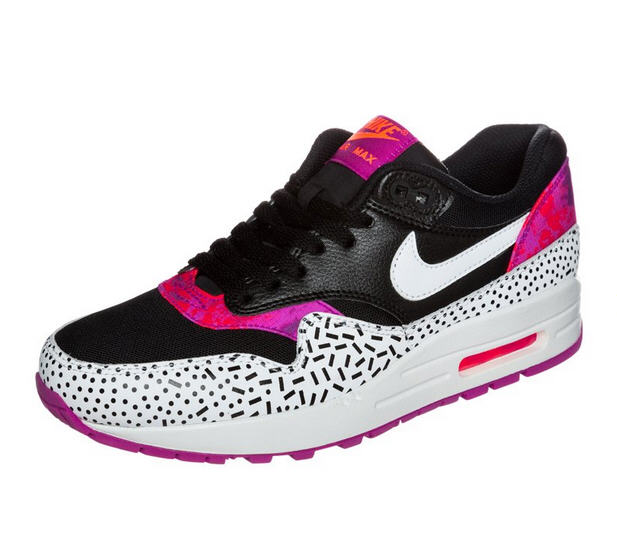 Nike Sportswear AIR MAX 1 Baskets basses black/white/fireberry pink pow
