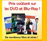 Prix coûtant sur les DVD et Blu-Ray ! De nombreux films et séries !