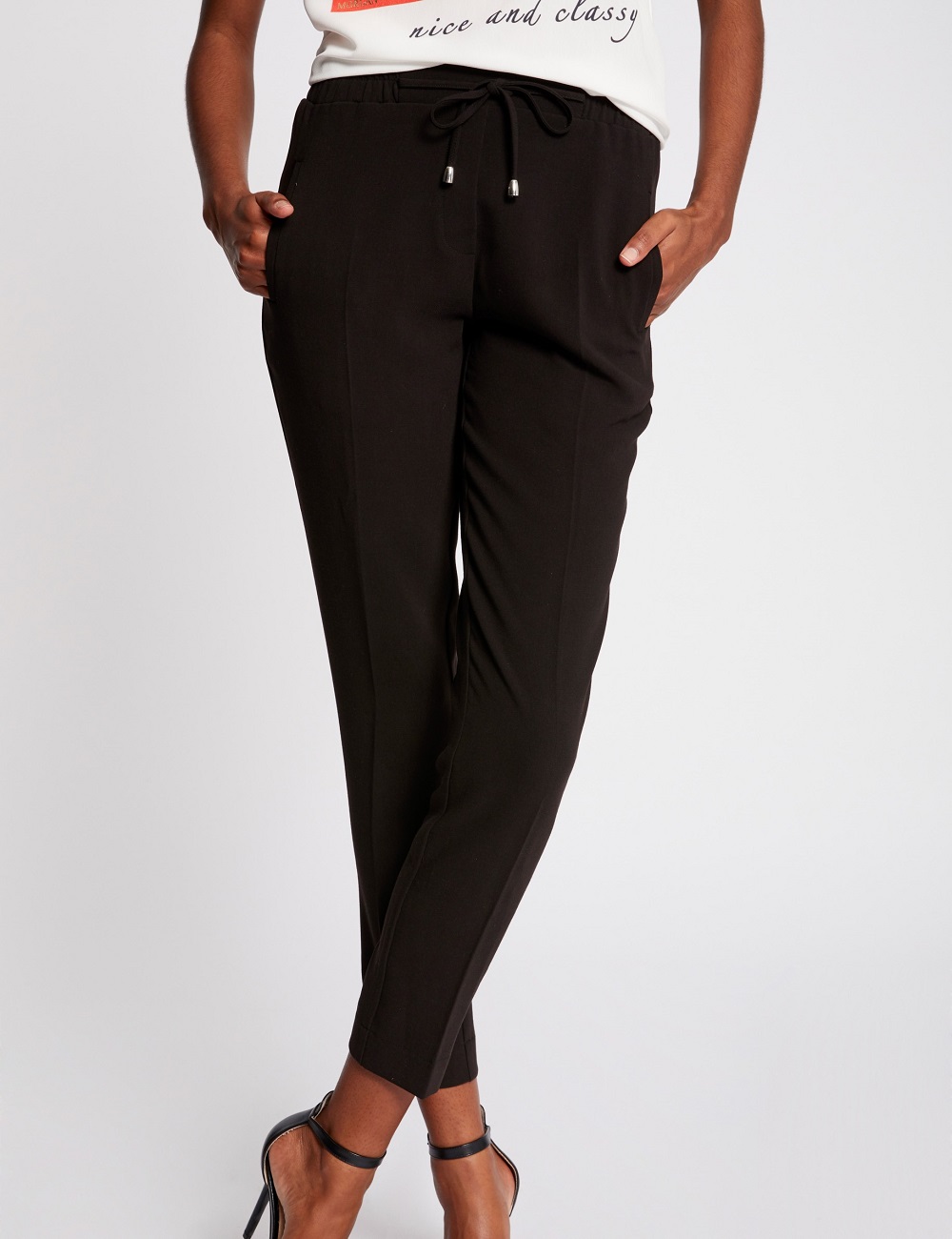 Pantalon 7/8e esprit jogpants Morgan - Pantalon Morgan