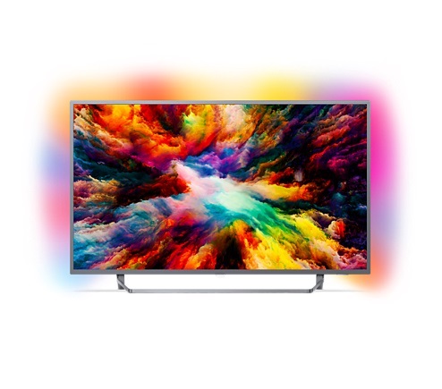 TV LED Philips 55PUS7303 pas cher, Téléviseur 4K Darty