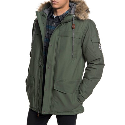 Quiksilver Storm Parka army - Parka Homme Brandalley