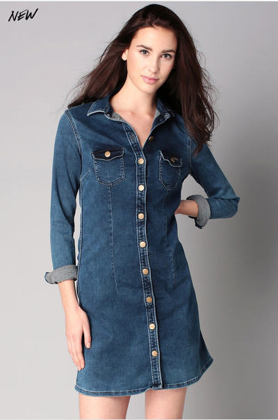 Robe denim Cindy Bleu Pepe Jeans 