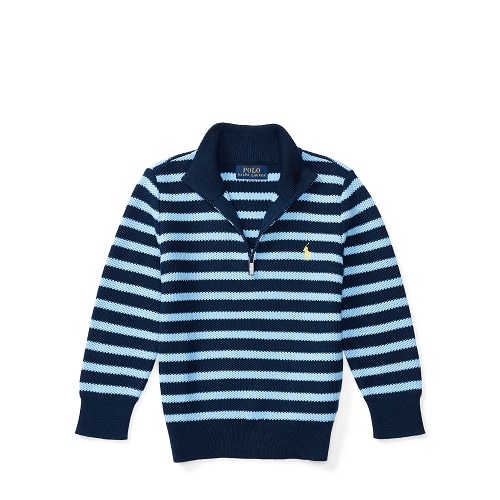 Pull en coton rayé Ralph Lauren