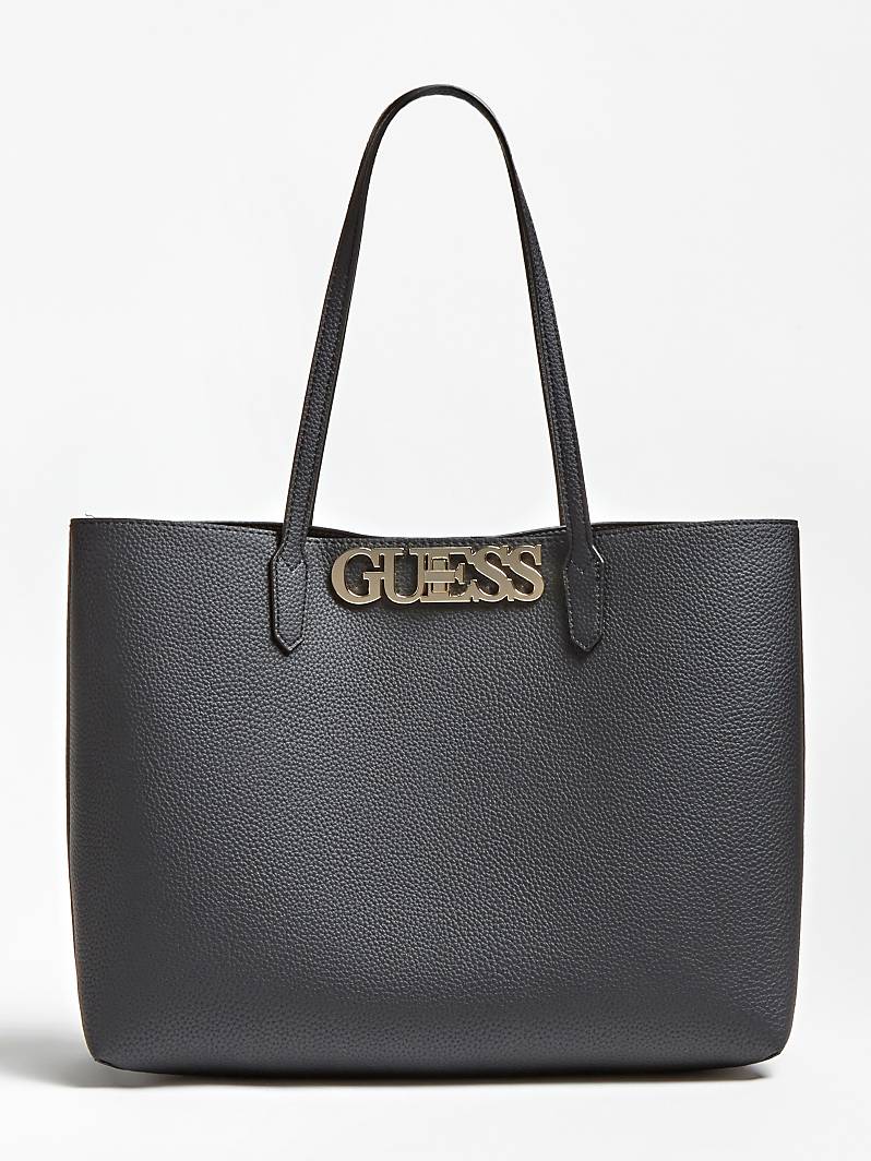 SAC SHOPPING UPTOWN CHIC Noir Guess - Sacs à main GUESS