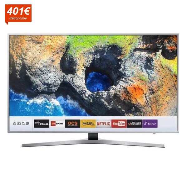 SAMSUNG UE49KU6450 TV LED UHD 123cm - Cdiscount