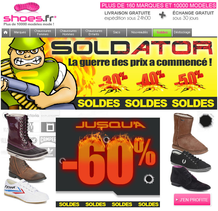 Soldes SHOES.FR