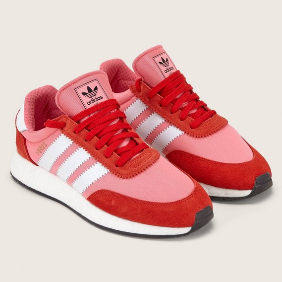 Adidas Sneakers bi-matière I-5923 W rose pas cher - Baskets Femme Monshowroom