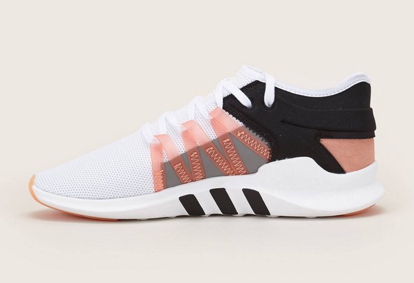 Adidas Sneakers Racing Adv blanc et rose - Baskets Femme Monshowroom