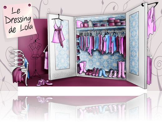 Le dressing de Lola - Haut les mains et pieds à l'air avec Spartoo !